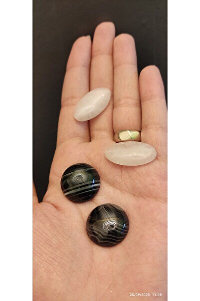 Gönülden Tasarım 4 БРОЯ 2 ЦВЕТА ЛЕПИЛО СТЪКЛЕНИ МЪНИСТА 2 СМ ДИАМЕТЪР 2 СМ