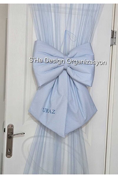 s'he design NAKIŞ İSİM İŞLEMELİ FİYONK KAPI SÜSÜ
