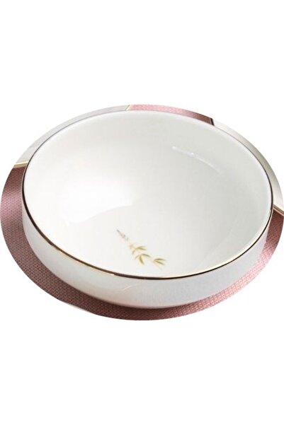 tabakevi Tabak Evi Porcelain Natura Mixed Gold Gilded Bowl 13.50cm Set of 6