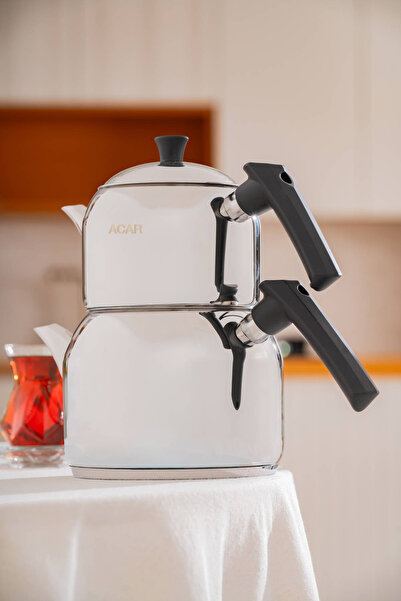 ACAR Vienna Orta Boy Çaydanlık Takımı - 3 L