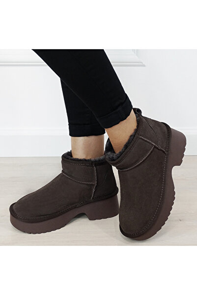 SOFILINE Ghete maro din piele naturală W5878 114