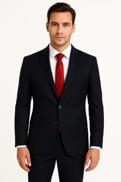 PİSERRO Erkek Takım Elbise Slim Fit