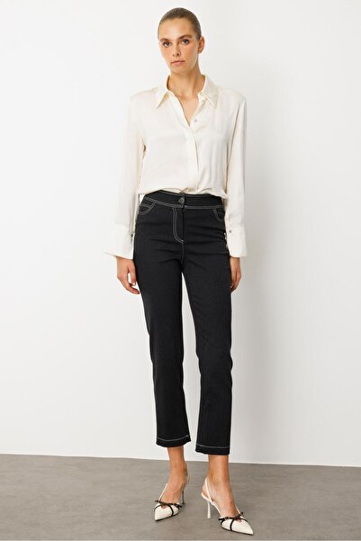 Moda İlgi Modailgi Denim Beş Cep Pantolon - 77002 Siyah