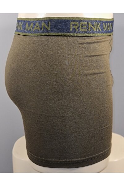 RENK MAN Men's Plain Cotton Solid Color Boxer