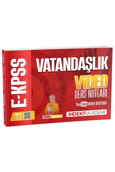 İndeks Akademi 2026 EKPSS Vatandaşlık Video Ders Notları - Şahnaz Eseroğlu Ya...