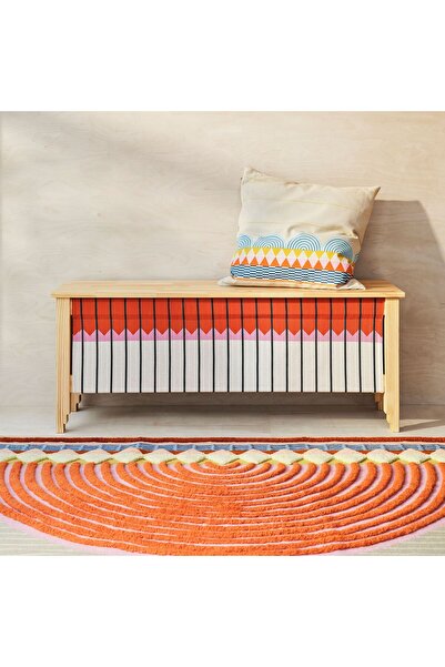 IKEA bank, çok renkli, 113x35x45 cm