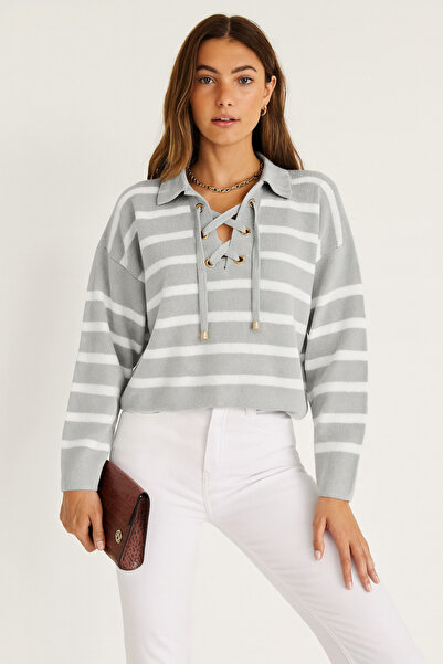 Jose Clothing Women's Premium Textured Bird's Eye Detail Sweater