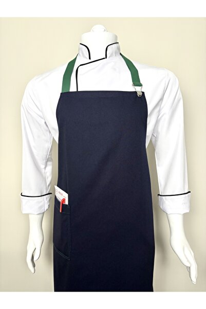 ADALILAR İŞ ELBİSELERİ Hanging Neck Kitchen Apron Master Chef Barista Apron C...