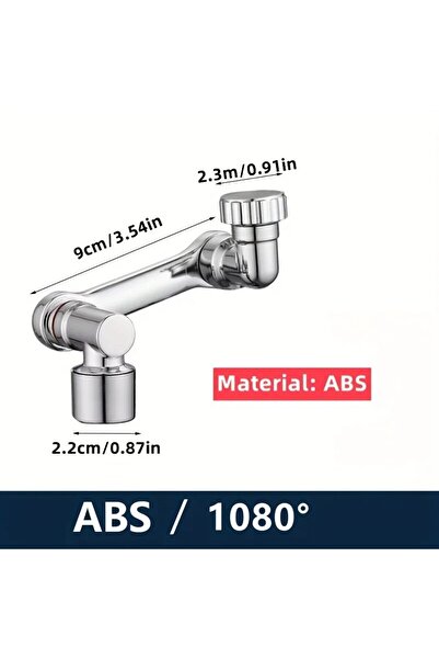 Choice1 1PC 2pcs Faucet Extender, ABS Robotic Arm,Single Mode,1080° Rotating ...