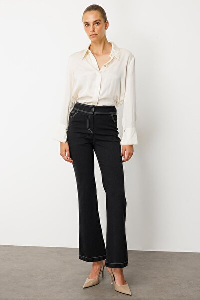 Moda İlgi Modailgi Denim Beş Cep Pantolon - 77001 Siyah