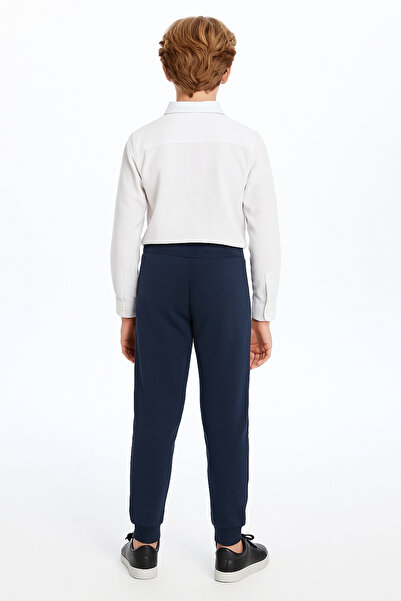 GİYİCEM TEKSTİL Boy's Compact Ribbed School Trousers with Camisole G2003