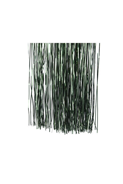 BraziPremium Beteală de Crăciun cu franjuri, 50 cm, vinil, verde