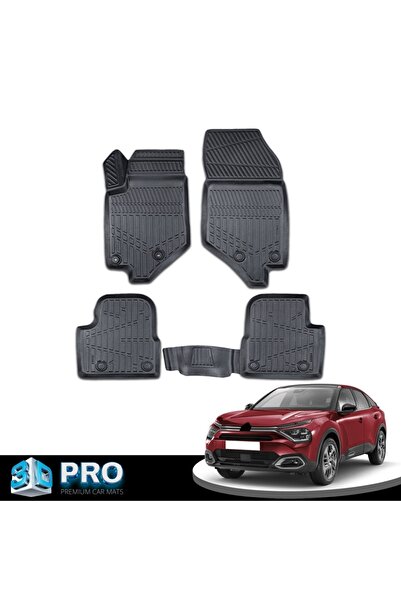 CED AUTO TRADE Set of rubber car mats Citroen C4 2021->, 3D tray shape