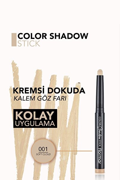 Pretty By Flormar Kremsi Kalem Far 001 Soft Cloud Suya Dayanıklı