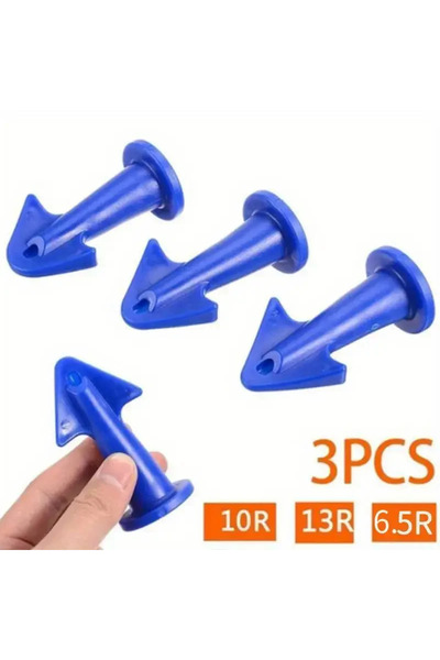 Choice مجموعة أدوات السد باللون الأزرق والأخضر، 3 قطع من فوهات السيليكون لتطب...