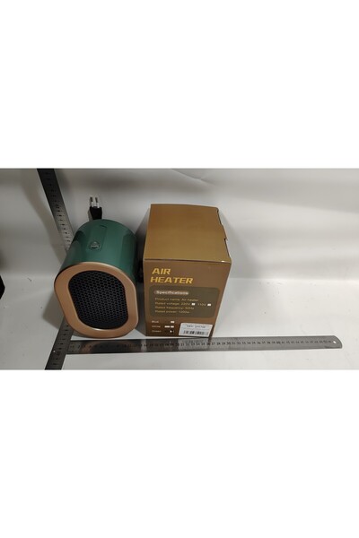 Flippy Mini Radiator Heater, PTC, 1200W, Adjustable Thermostat, Green