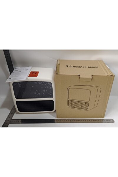 Flippy Mini Portable Heater Flippy, LCD Display, Fireplace Flame Effect, 1500W, 2 Levels, Auto Shutoff, 22x