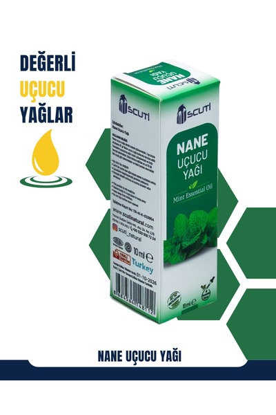 scuti Nane Uçucu Yağı - %100 Saf ve Doğal 10 ml