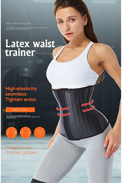 OEM Latex waist training corset, hourglass waist