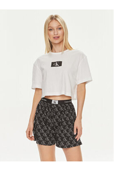 Calvin Klein Γυναικείες Πιτζάμες Εσωρούχων 000QS7180E Μπλε Ναυτικό