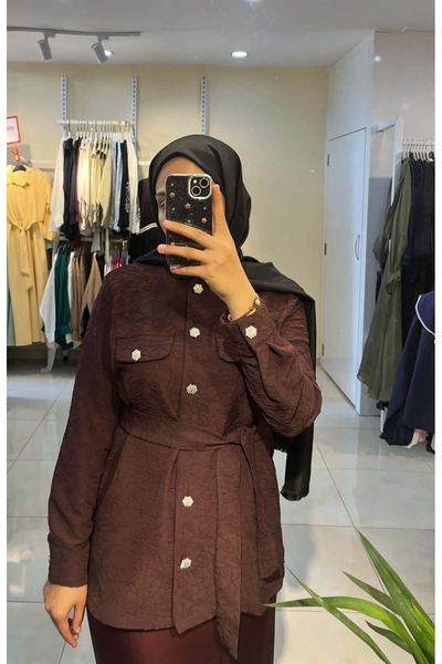 mahira collection Jachetă cu nasturi din piatră Mahira