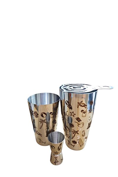 Bar Boss Özel Tasarım, Özel Seri Hawaii Baskılı Kokteyl Seti