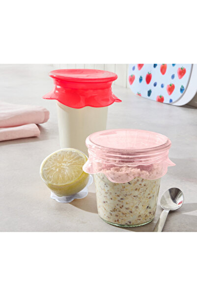 Tchibo Taze Tutan Silikon Kapaklar, 3 Adet