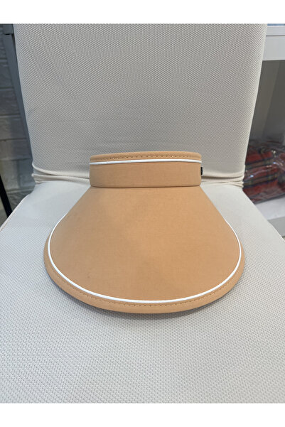 Çeşme Home Unisex Adjustable Visor Hat with Wipeable, Sweat-Proof, Padded Front and 12cm Wide Brim