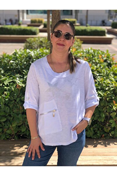 BAKTAGÖR Poor Sleeve Cotton Blouse