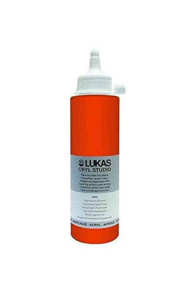 Lukas LUK CRYL STUDIO 250ML FLUORESCENT SIGNAL RED