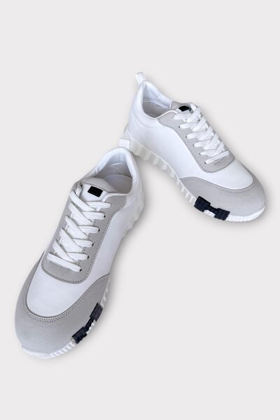 Liger Ανδρικά παπούτσια casual sneaker ΛΕΥΚΟ