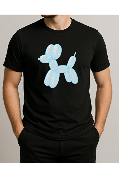 TREND YANKI تي شيرت للجنسين (بالون الكلب)