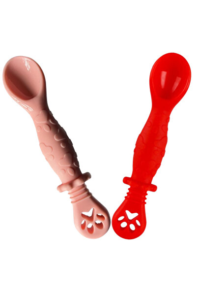 StartONTeam Set de 2 lingurițe pentru bebeluși, pentru hrănire și diversifica...