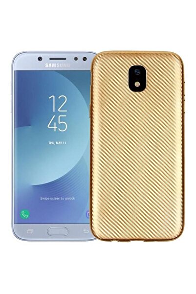 Samsung Husa Galaxy J2 Prime i-Zore Carbon Fiber Auriu