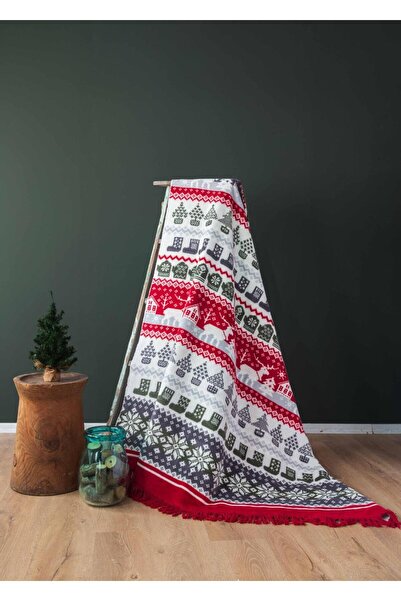 Bayev New Year's Themed Single Cotton Blanket 150 X 200