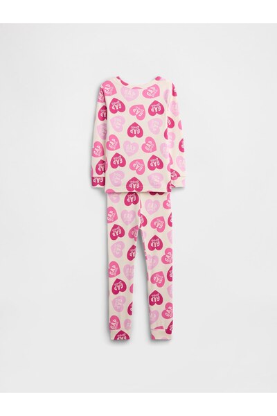 GAP Bebek Pembe Barbie 100% Organik Pamuk Pijama Takımı