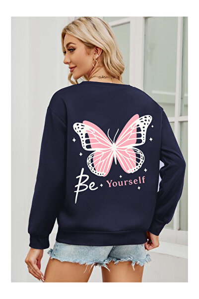 trendypassion Hanorac oversized unisex cu design imprimat Be Yourself