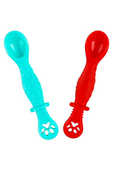 StartONTeam Set de 2 lingurițe pentru bebeluși, pentru hrănire și diversifica...