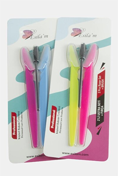 makay Esilam 2 bucăți de aparat de ras pentru sprâncene