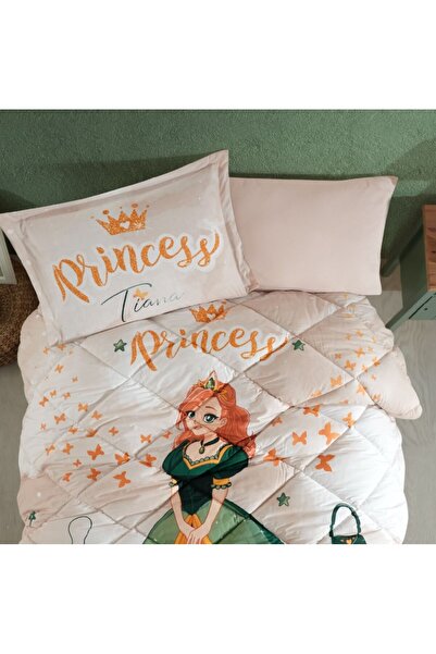 Clasy Single Ranforce Youth Pattern Quilt Set Tiana