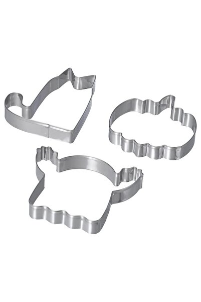 IKEA Kustfyr Kurabiye Kalıbı Paslanmaz Çelik 3 Parça