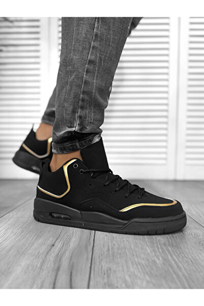 dehaine Casual Sneakers, Men, Fashion, 5919, BLACK GOLD