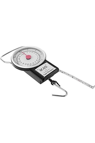 Epilons 22 Kg/50Lb Hanging Scale with Hook Weighing Tool Hanging Fishing Scale with 1 Meter Tape Measure