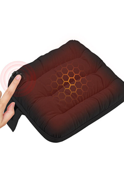 StartONTeam Pernă electrică din grafen cu încălzire USB, pentru scaun de biro...