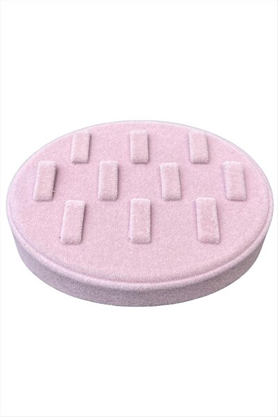 Ronanna حامل حلقي من القماش بيضاوي الشكل مكون من 10 أظافر