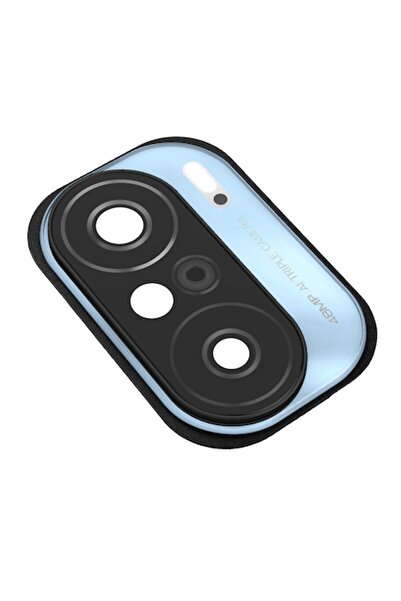 Xiaomi Rear Camera Glass Compatible with Mi 11X / Redmi K40, with Frame, Blue