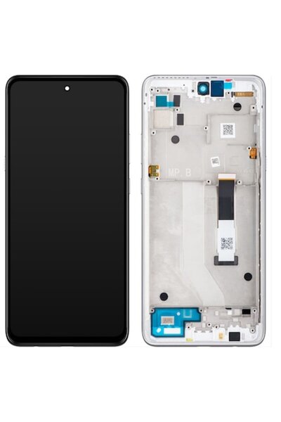 Motorola Display cu Touchscreen pentru Moto G 5G, cu Rama, Argintiu