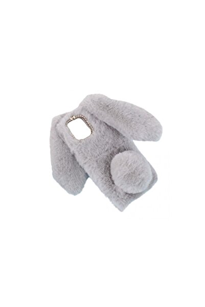 SOHO Phone Case Compatible with iPhone 13 Pro Max, Plush Bunny, Grey