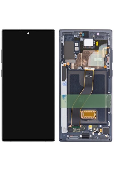 Samsung Galaxy Note 10+ / Note 10+ 5G Touchscreen Display with Frame - Black ...