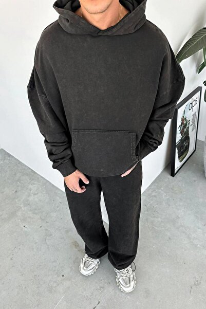 HAFKAGİYİM Коричнева базова мийка Oversize Sweatshirt
